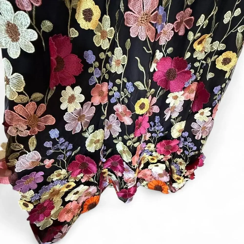 Lulus Thriving Poise lBack 3d Floral, XL juniors - Picture 4 of 6